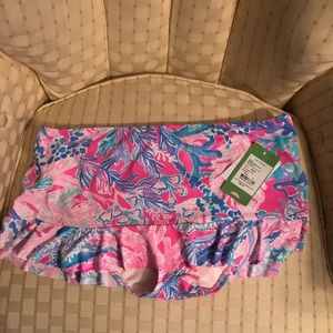 Lily Pulitzer cruise skirted bikini bottom